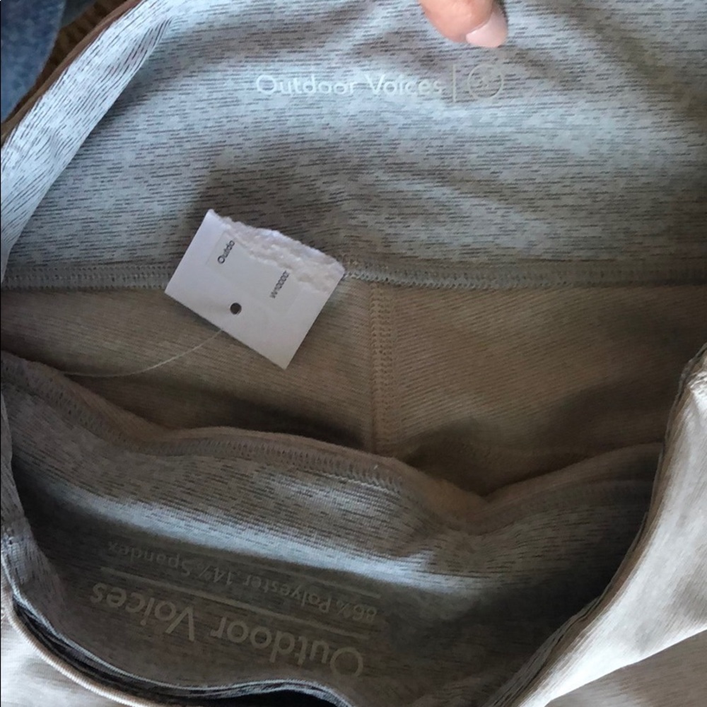 Outdoor Voices Nude Dipped Leggings Sz S & M - Picture 4 of 4